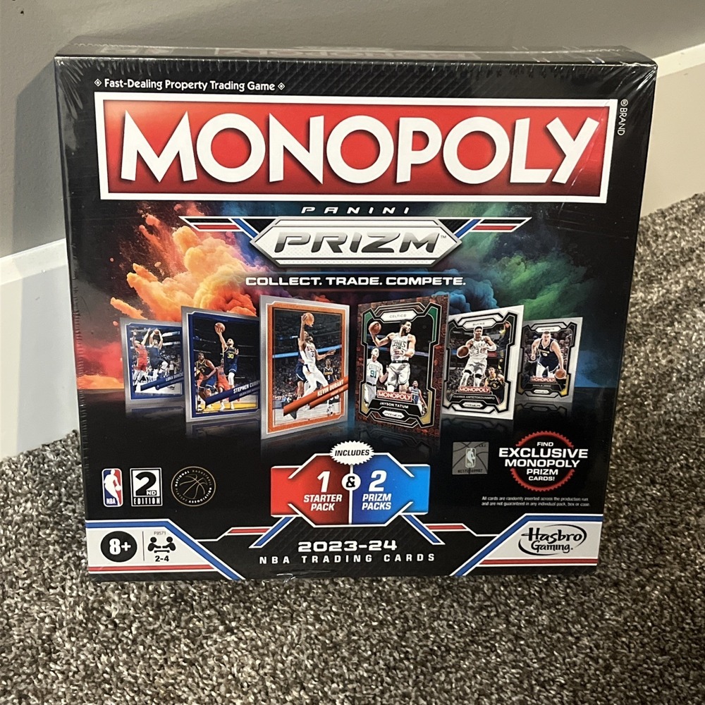 Monopoly Prizm NBA‎ 2nd Edition Board Game 8+ Game Board Panini NBA NEW